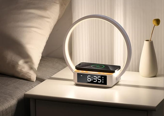 Lámpara táctil 3 en 1 para mesa de noche